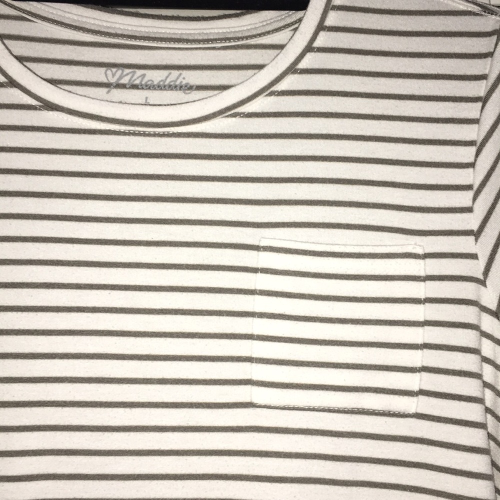 Maddie Striped Tee - Picture 2 of 3